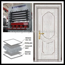 Multi layer melamine MDF door skin hot press machine/primer door skin moulded